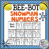 Bee Bots Snowman Numbers