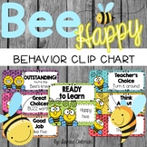 Bee Classroom Decor - BEHAVIOR CLIP CHART | EDITABLE