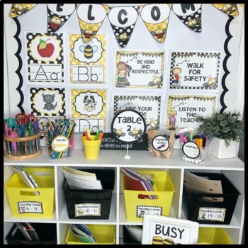 Bee Classroom Decor Bundle | Bee Classroom Theme | TpT