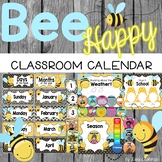 Bee Classroom Decor - CALENDAR | EDITABLE