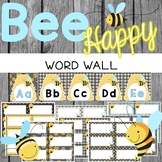 Bee Classroom Decor - WORD WALL | EDITABLE