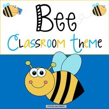 Preview of Bee Classroom Theme 100 pages