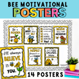 Bee Classroom Theme Growth Mindset Motivational Posters