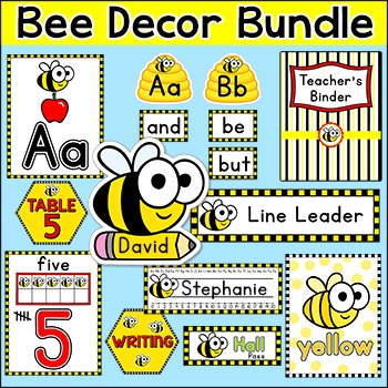 Bee Themed Classroom Decor Bundle - We Are Better Together