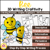 Bee Craft & Prompts | Spring Writing Craftivity for Kinder