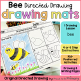 Free Bumble Bee Directed Drawing Lesson & Writing Pages - 