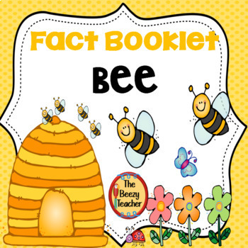 Preview of Bee Fact Booklet | Nonfiction | Comprehension | Craft