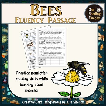 Preview of Bee Fluency Passage