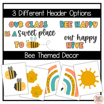 Bee Theme Classroom Decor and Activities