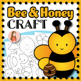 Bee & Honey Craft Paper Activity | Spring Bulletin Board |