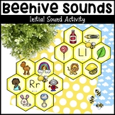 Bee Initial Sound Activity for Bee Literacy Centers
