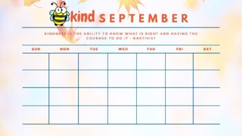 Preview of Bee Kind Calendars