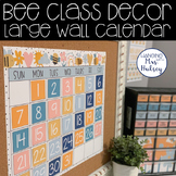 Bee Large Wall Calendar - Class Calendar