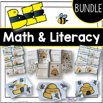 Preview of Bee Math and Literacy Mega Bundle
