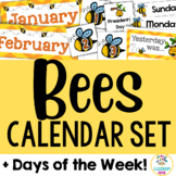 Bee Monthly Calendar Set (+ special days) & Days of the We
