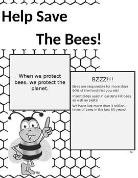 Preview of Bee Poster Project Outline