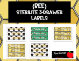 Bee Sterilite 3-Drawer Labels | EDITABLE