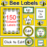 Bee Theme Editable Labels & Templates - Make Classroom Pos