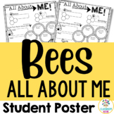 Bee Theme:  All About Me Poster for Back to School or Open House