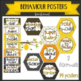 Bee Theme Behaviour Posters