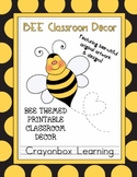 Bees Classroom Decor