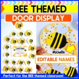 Bee Theme Classroom Door Display with EDITABLE Student names