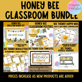 Honey Bee Theme Classroom Bulletin Bundle - Google Slides 