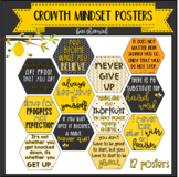 Bee Theme Growth Mindset Posters