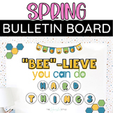Bee Theme Spring Bulletin Board and Craftivity - Growth Mi