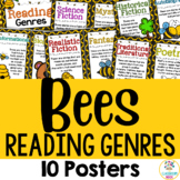 Bee Theme: 10 Reading Genre Posters (Bulletin Board Set)