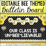 Bee Themed Bulletin Board Kit - Editable