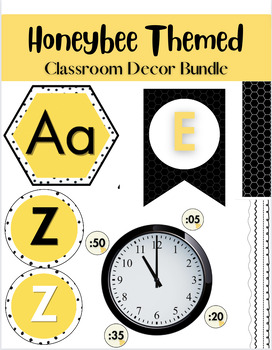 Preview of Bee Themed Classroom Decor