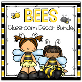 Bee Themed Classroom Decor Bundle Bumblebee Black & Yellow Decor