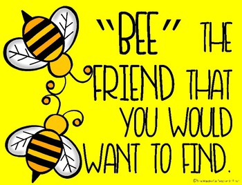 Bee Themed Classroom Posters with Quotes by The Hands On 