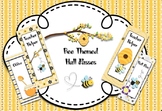 Bee Themed Hall Passes