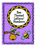Bee Themed Classroom Letters and Numbers Decor