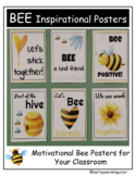 Bee Themed Motivational Posters