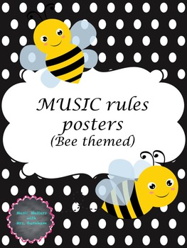 Preview of Bee Themed Music Rules