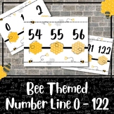 Bee Themed Number Line 0 - 122 | Classroom Decor | New Sch