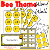 Bee Themed Word Wall Sound Wall Classroom Decor Editable