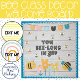 Bee Welcome Bulletin Board