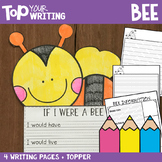 Bee Writing with Craft Topper