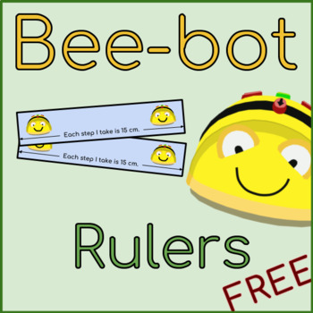 Preview of Bee-bot Rulers