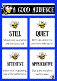 Bee themed behaviour posters