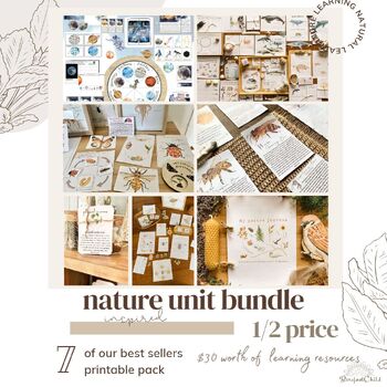 Preview of big NATURE INSPIRED LEARNING bundle