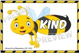 Bee w/ Border...... Physical Education SEL --- Bulletin Bo