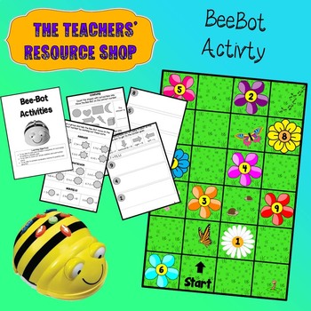 Preview of BeeBot Activity and Mat