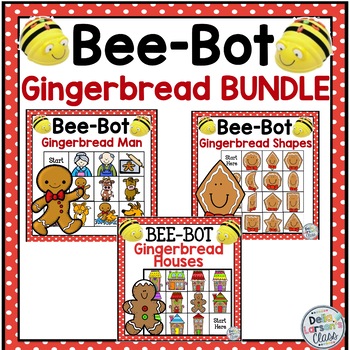 Preview of BeeBot Gingerbread Man BUNDLE