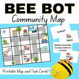 BeeBot Community Map - Printable Mat and Task Cards