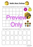 BeeBot Maze Challenge Activity Sheet